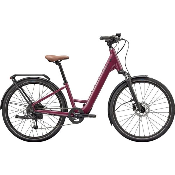 Vélo de Ville Électrique Cannondale Mavaro Neo SL 2 Low Step Thru MicroShift 7V 360 Wh 27.5" Rouge