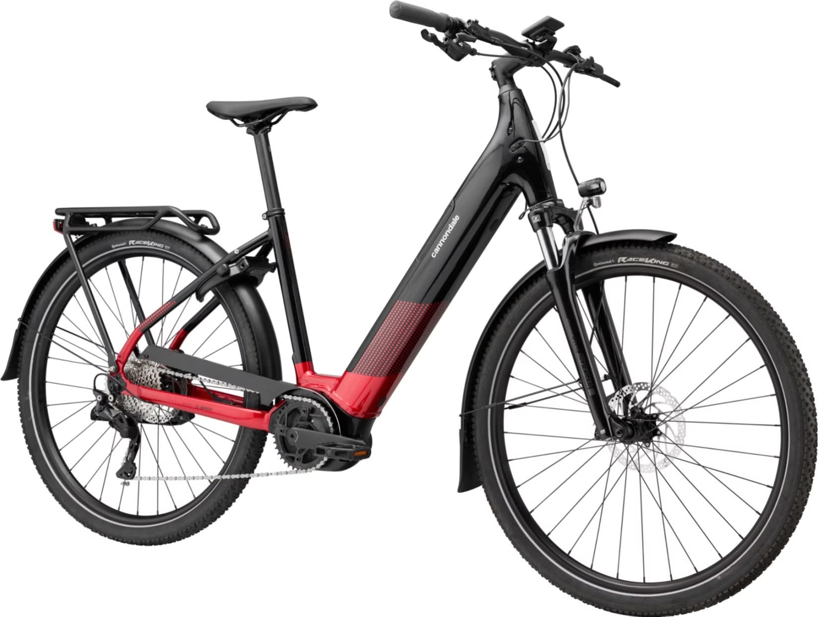 VTC Électrique Cannondale Tesoro Neo X 2 Low Step Shimano Deore 10V 625 Wh 29" Rouge