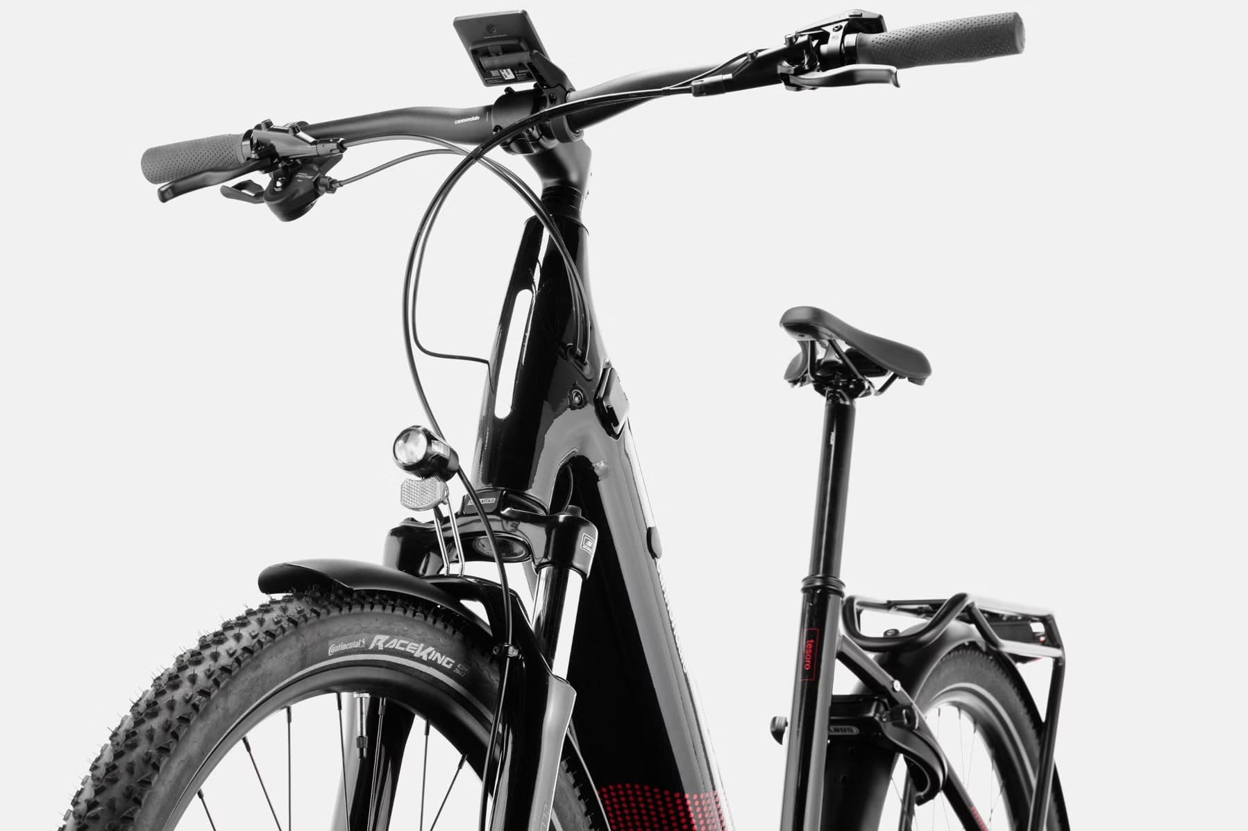 VTC Électrique Cannondale Tesoro Neo X 2 Low Step Shimano Deore 10V 625 Wh 29" Rouge