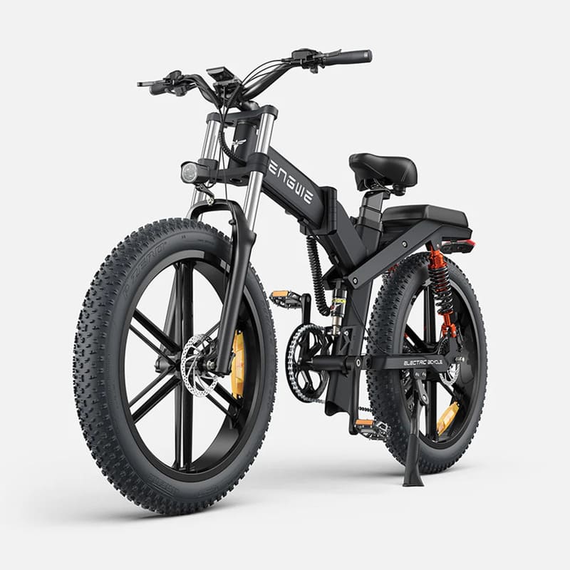Engwe X26 1000W 26" Fat Bike Pliable E-Mountain Bike Double Batteries EMTB