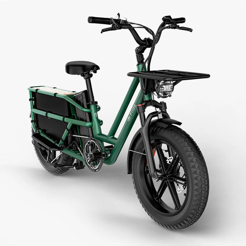 Fiido T2 Vélo électrique Longtail Fatbike Cargo