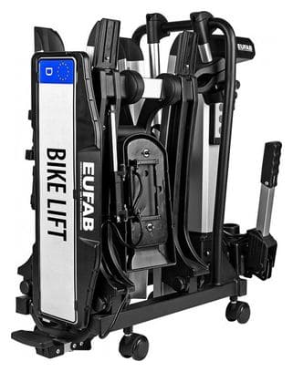 Porte-Vélos Electrique Eufab sur Boule D'attelage Pliable