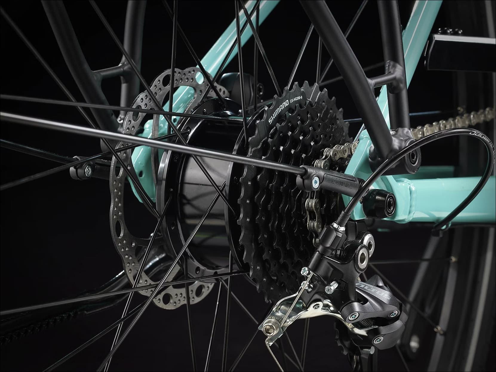 Trek FX+ 2 Shimano Altus 9V 250 Wh 700 mm Noir 2023