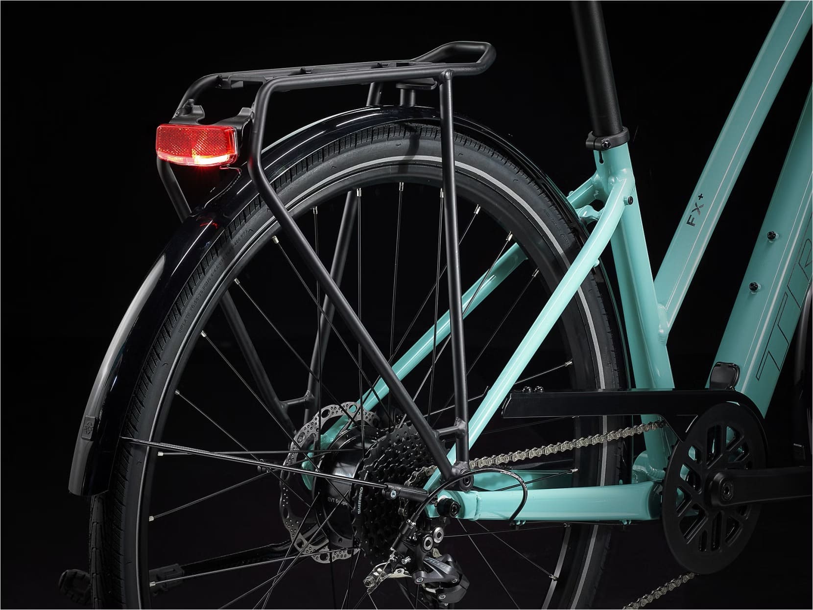 Trek FX+ 2 Shimano Altus 9V 250 Wh 700 mm Noir 2023