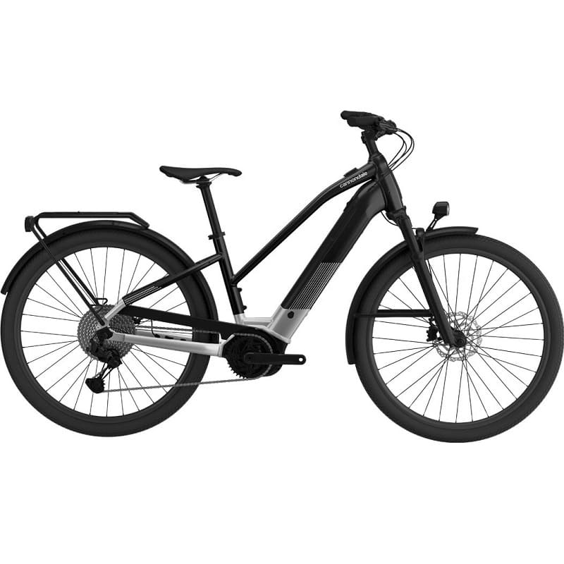 VTC Électrique Cannondale Tesoro Neo X 3 Mid Shimano Cues 9V 500 Wh 29" Noir Gris