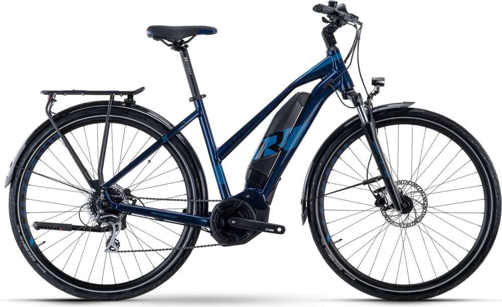 VTC Électrique R Raymon TourRay E 2.0 Tektro T350 8V 500 Wh 700 mm Bleu 2023