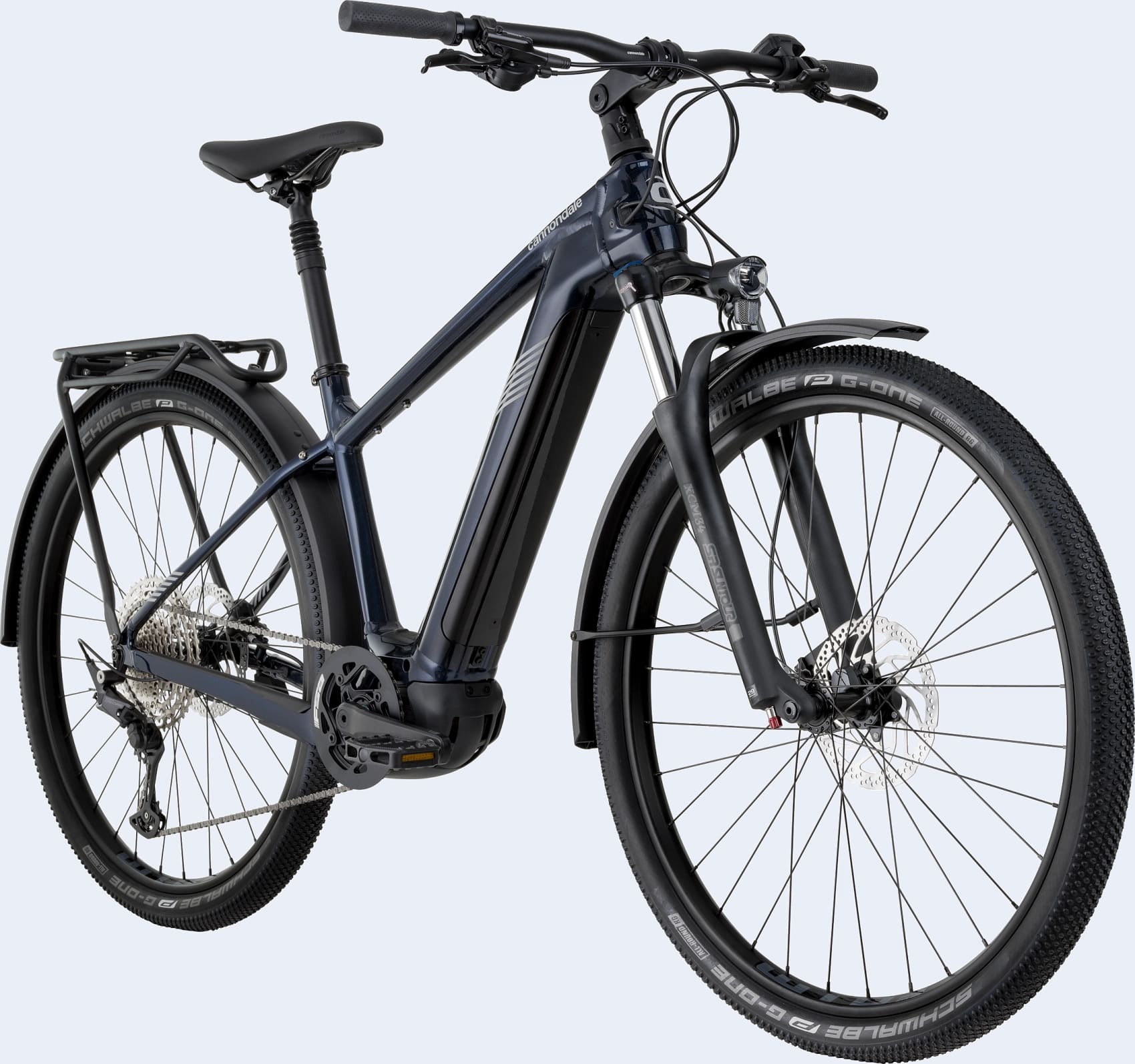 VTC électrique Cannondale Tesoro Neo X 2 Bleu