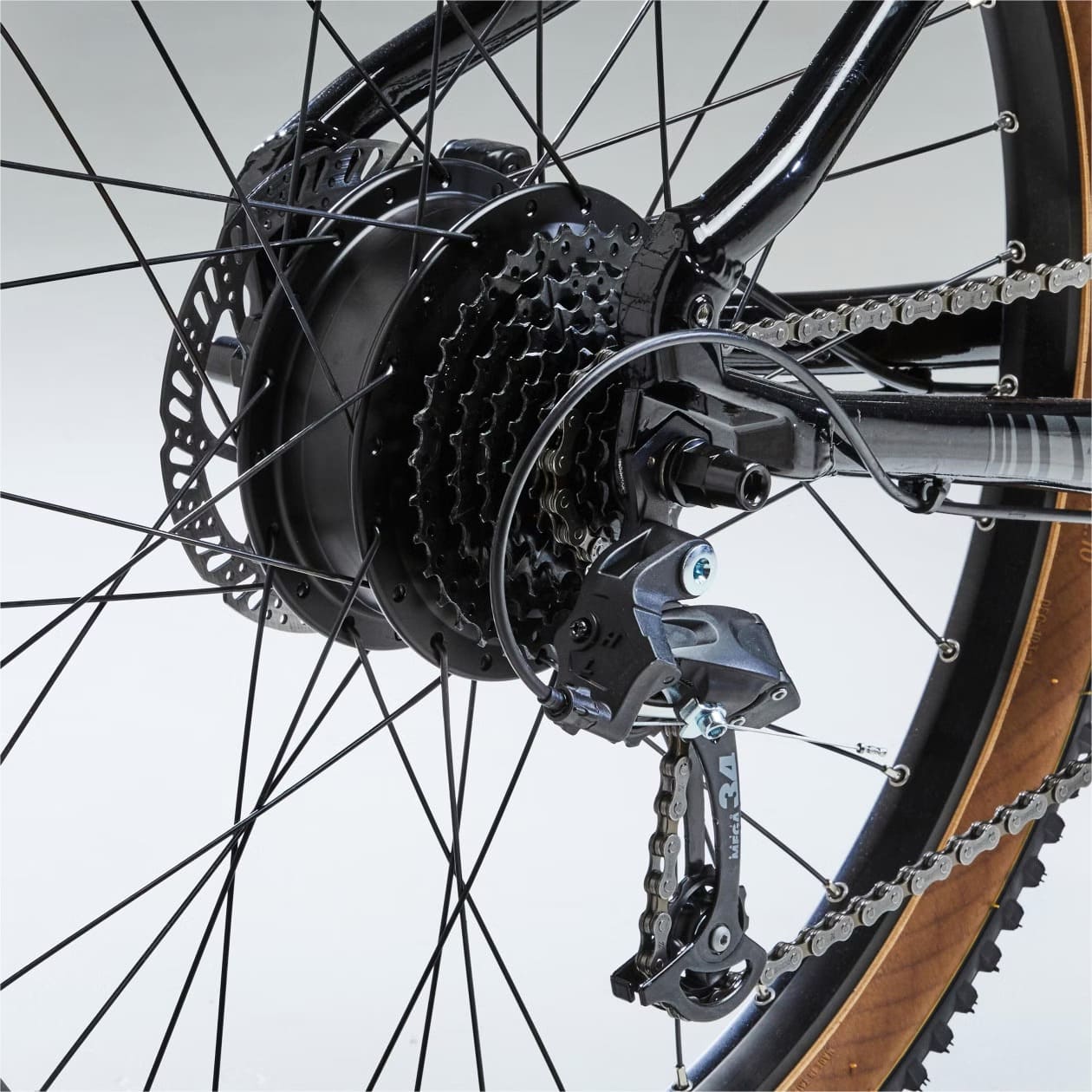 VTT Electrique Semi-rigide Rockrider E ST 500 26" 9-12 ans Noir