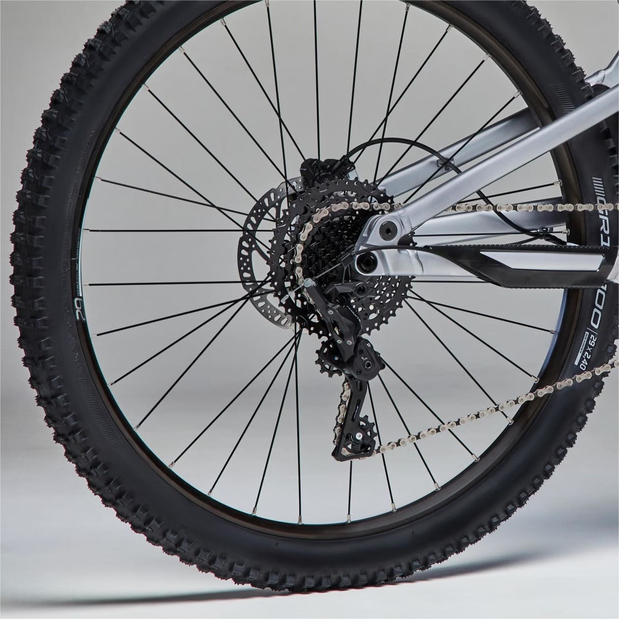 VTT Électrique Tout-Suspendu Rockrider E-Expl 500 S Microshift Acolyte 8V 500Wh 29" 2024