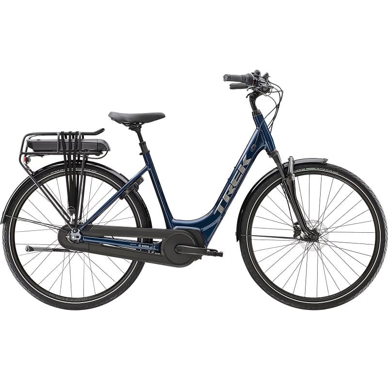 Vélo Électrique Trek District+ 2 Lowstep Gris 2023