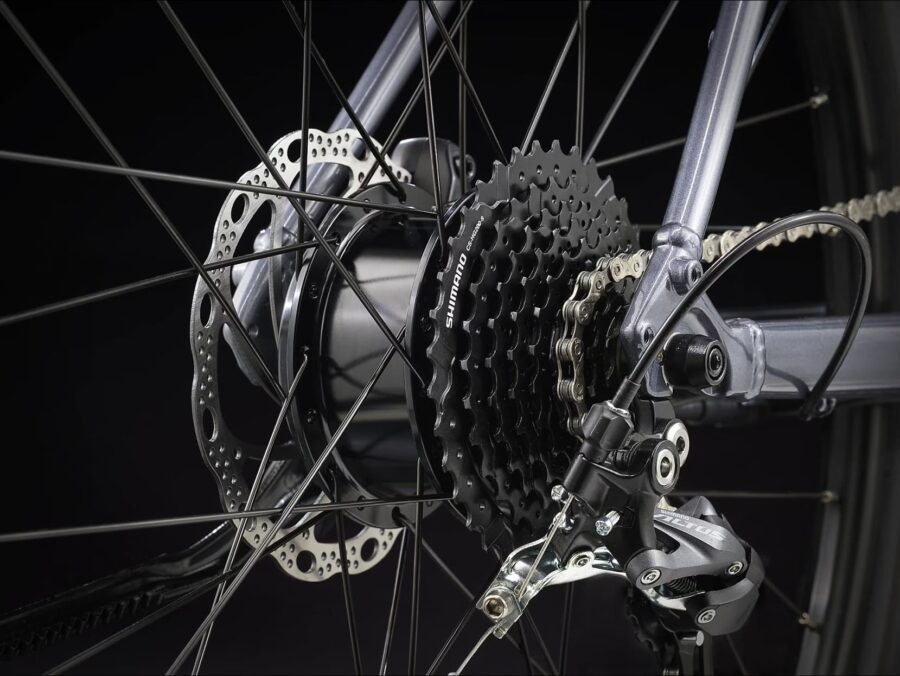 Trek Dual Sport+ 2 Shimano Altus 9V 250 Wh 650 mm Gris 2023