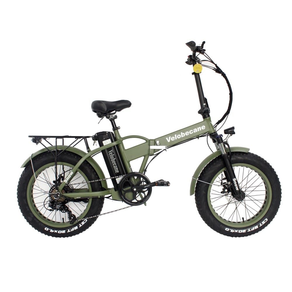 Vélo électrique pliant fatbike velobecane Snow