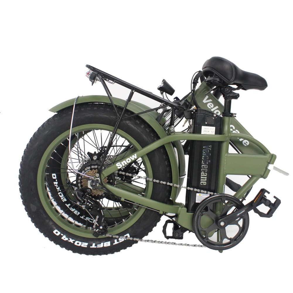 Vélo électrique pliant fatbike velobecane Snow