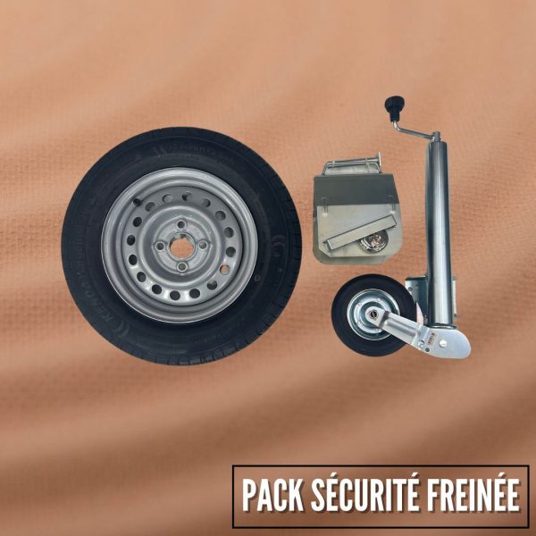 Remorque bois double essieux PTAC 500kg/750kg