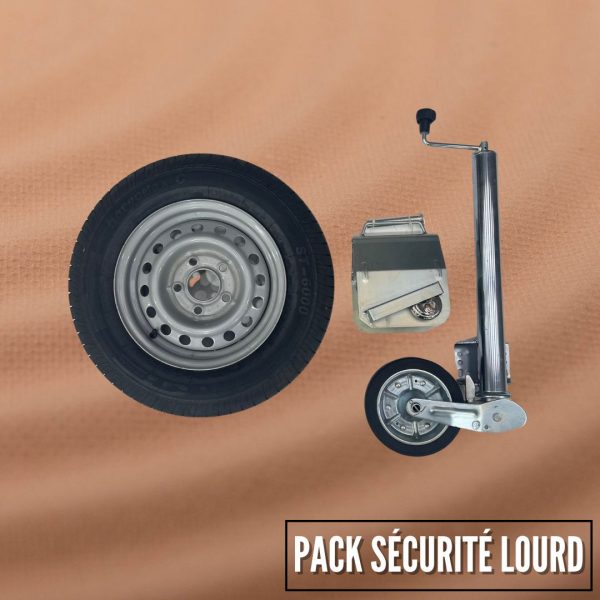 Remorque bois double essieux PTAC 500kg/750kg