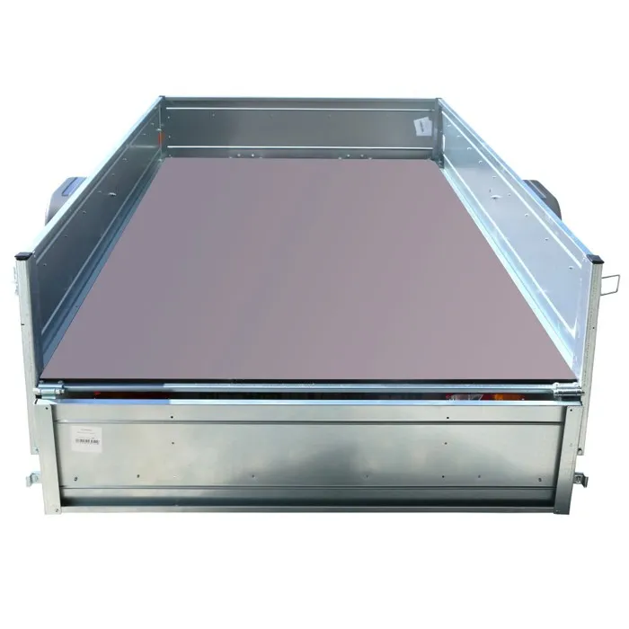 Remorque bâchée basculante 125 X 205 X H110 Gris